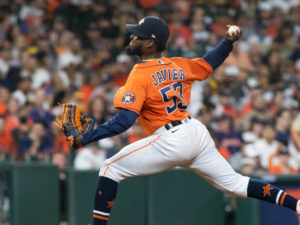 Cristian Javier brings elite strikeout stuff for the Astros. (Photo by F. Carter Smith)