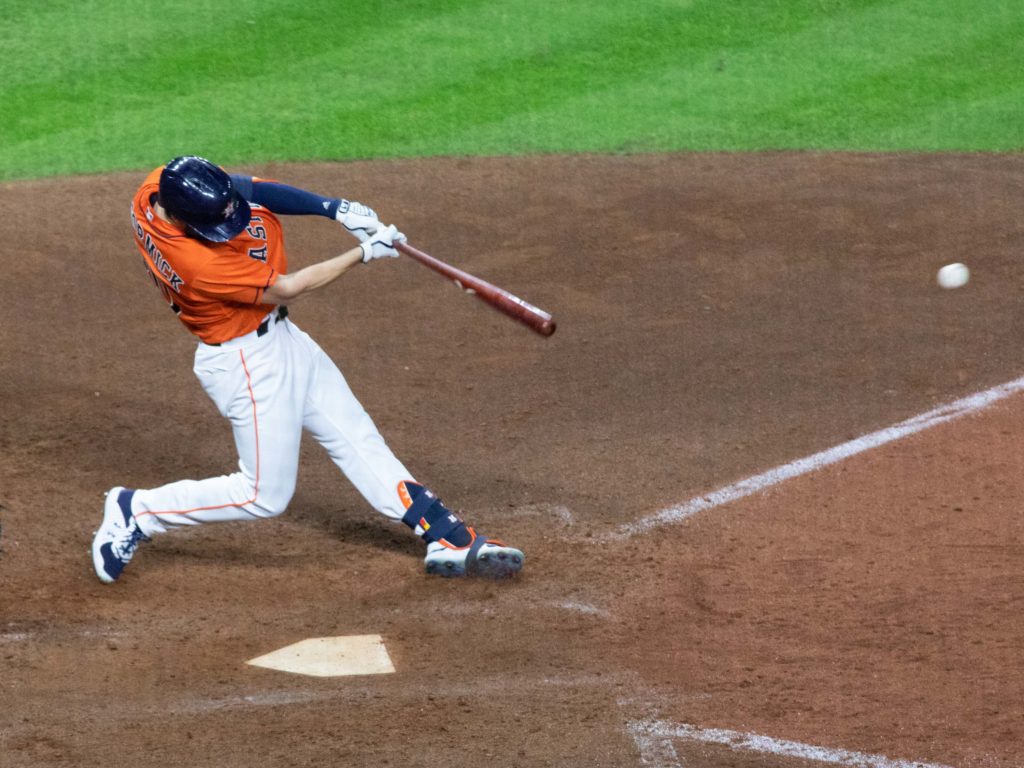 Chas McCormick has some big swings in him. (Photo by F. Carter Smith)