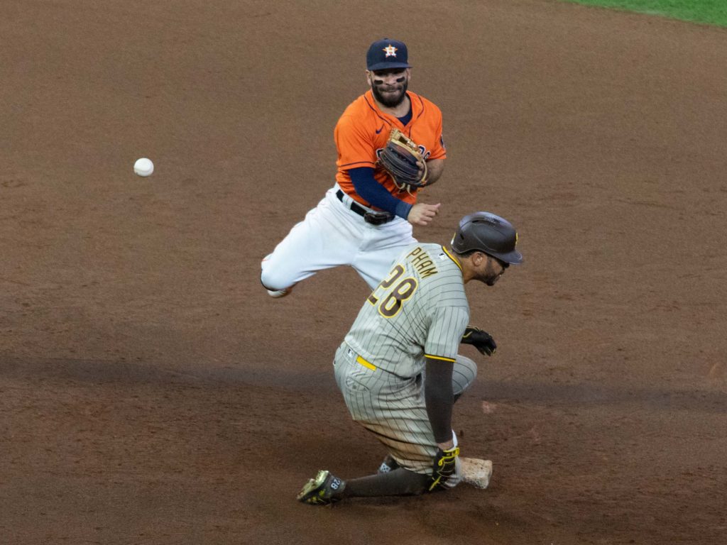 Jose Altuve has been rock solid on defense this season. (Photo by F. Carter Smith)