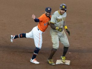 Houston Astros faced the San Diego Padres in game one of a weekend series at Minute Maid Park