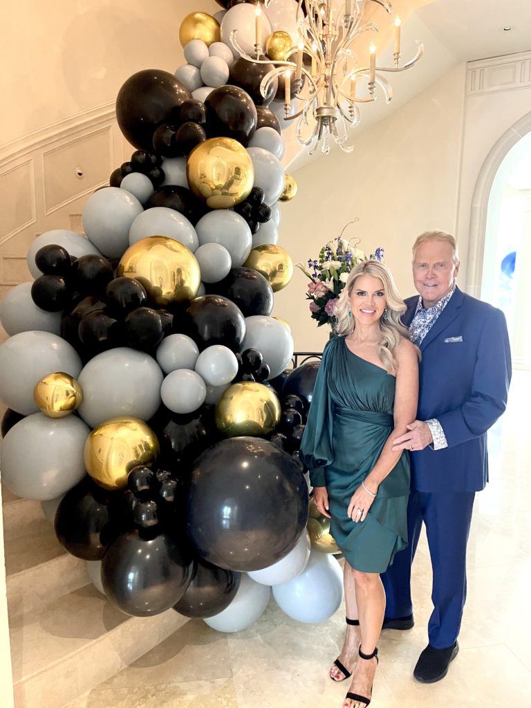 Big Ass Balloons add a festive touch to Lee Majors' birthday celebration in Houston.