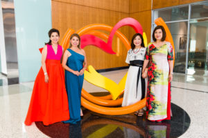 Board member Dr. Thanh Huong Nguyen, President Cathy Ha, Executive Director Frences Chenne, Board Secretary Dr. Lucy Nguyen (Photo by Hung L. Truong Photography)