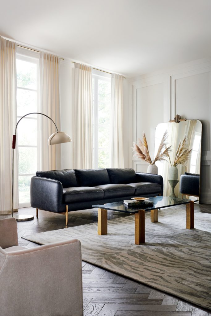 CB2 new 2021 collection includes Hoxton sofa