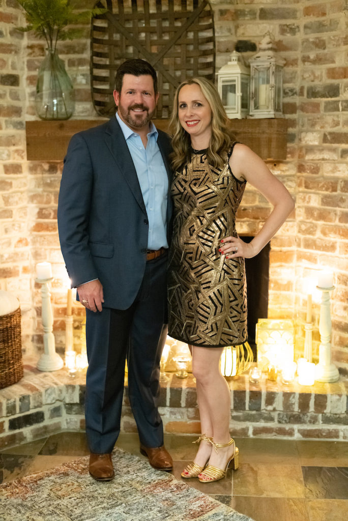 Coleby & Jennifer Weinstock host a watch party for the Junior League of Houston 73rd Charity Ball. (Photo by Daniel Ortiz)