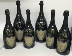Dom Perignon Bottles for Vanity Fair Oscar party; photo courtesy of DTLAcustom