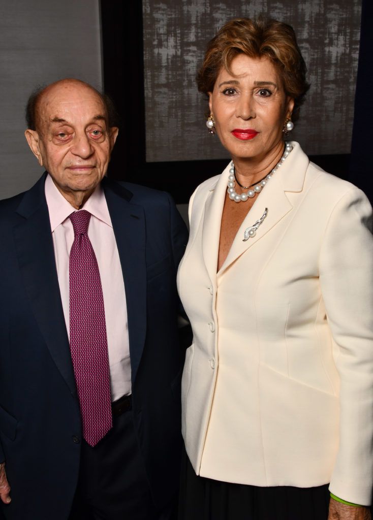 Presenting sponsors Hushang & Shahla Ansary at the Celebration of Reading 2021 at the Post Oak Hotel. (Photo by Dave Rossman)