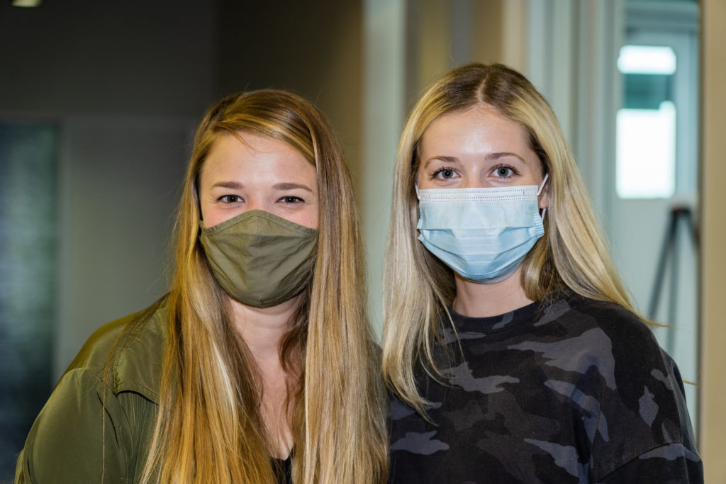Julia Russell, Courtney Campo at the Women of Wardrobe Spring Fling (Photo by Nikki Rosenberg)