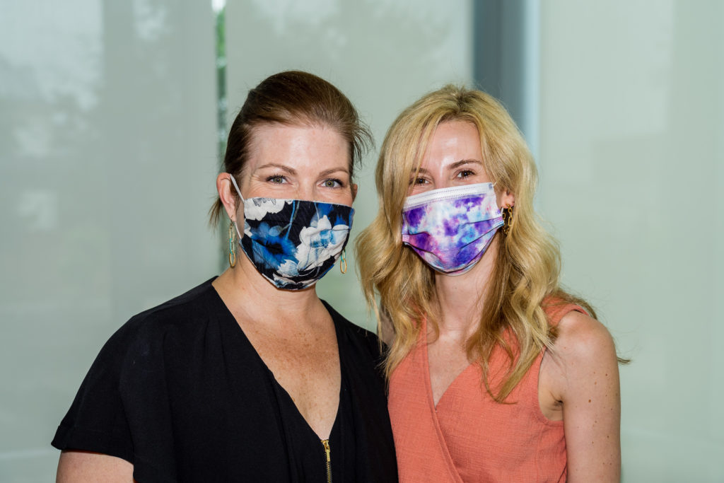 Lauren Levicki Courville, Marianna Corcoran at the Women of Wardrobe Spring Fling (Photo by Nikki Rosenberg)