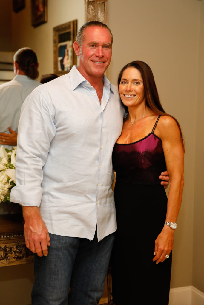 Michael & Michelle Koch at one of several Junior League of Houston Charity Ball watch parties (Photo by Priscilla Dickson)