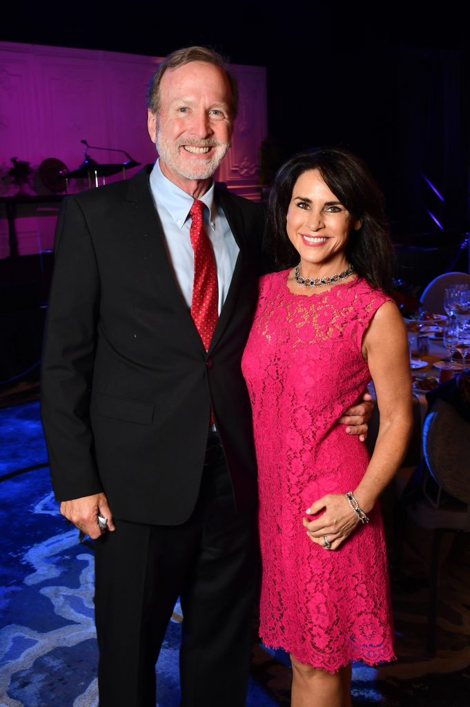 Neil & Maria Bush, chairs of the Barbara Bush Houston Literacy Foundation, at the Celebration of Reading 2021 at the Post Oak Hotel. (Photo by Dave Rossman)