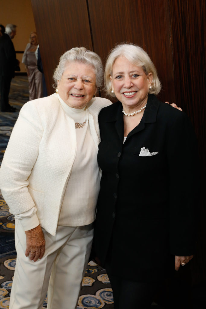 Holocaust survivor Dr. Anna Steinberger, Pauline Solnik (Photo by Priscilla Dickson)