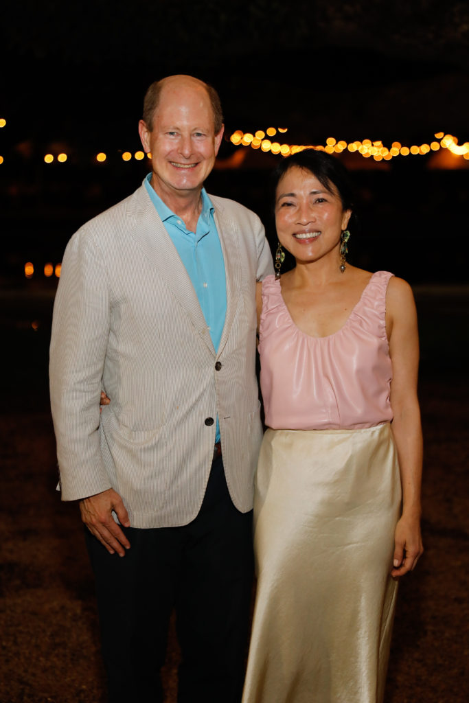 Edward & Chinhui Allen at the Hermann Park Conservancy Evening in the Park (Photo by Priscilla Dickson)