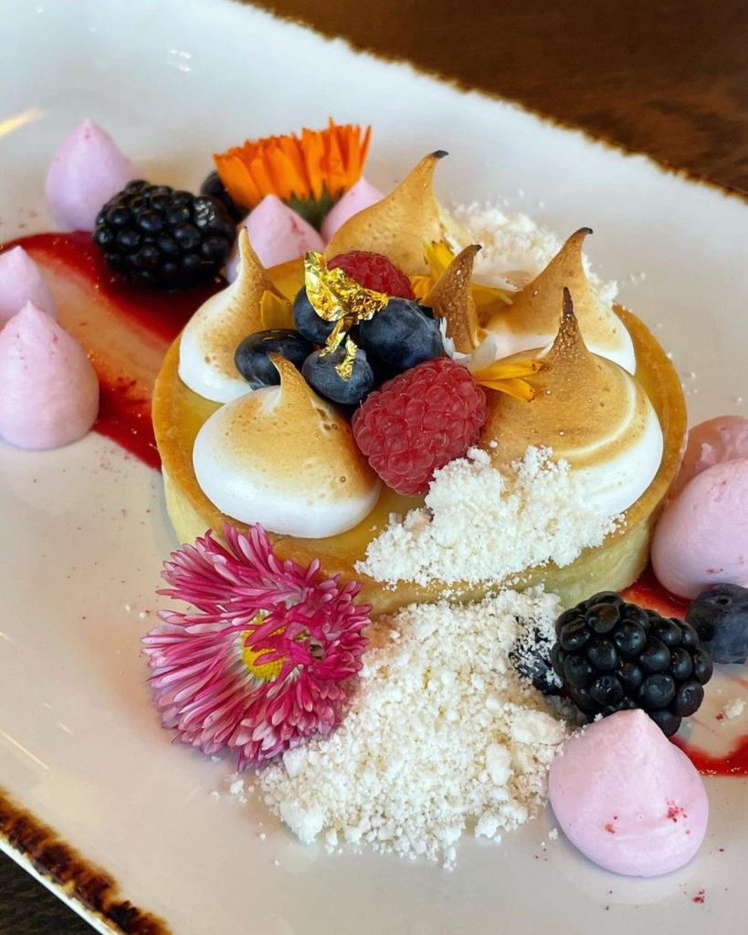 Don't miss the citrus au lemon dessert tart at Good Graces. (Courtesy)