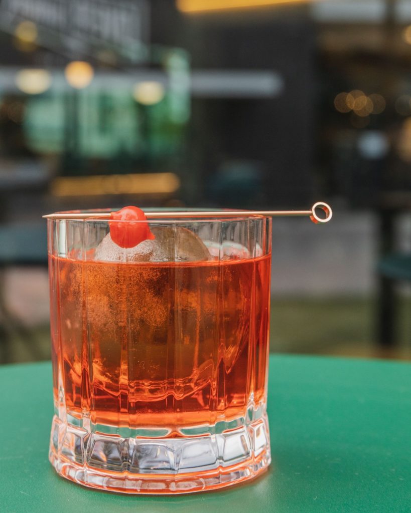 Craft cocktails like the Chef's Negroni are available at Meridian. (Courtesy)