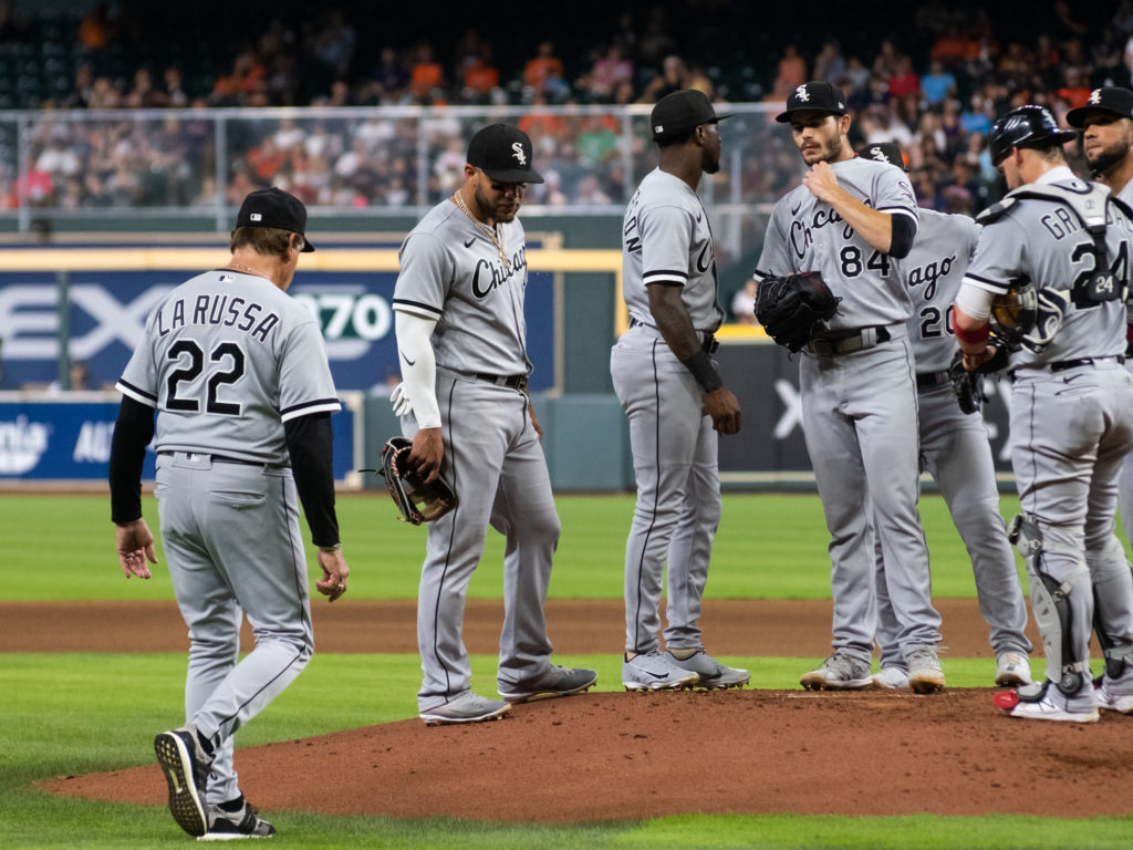 Dylan Cease has been pitching at an elite level for the White Sox. But he found out the Astros' offense is no joke. (Photo by F. Carter Smith)