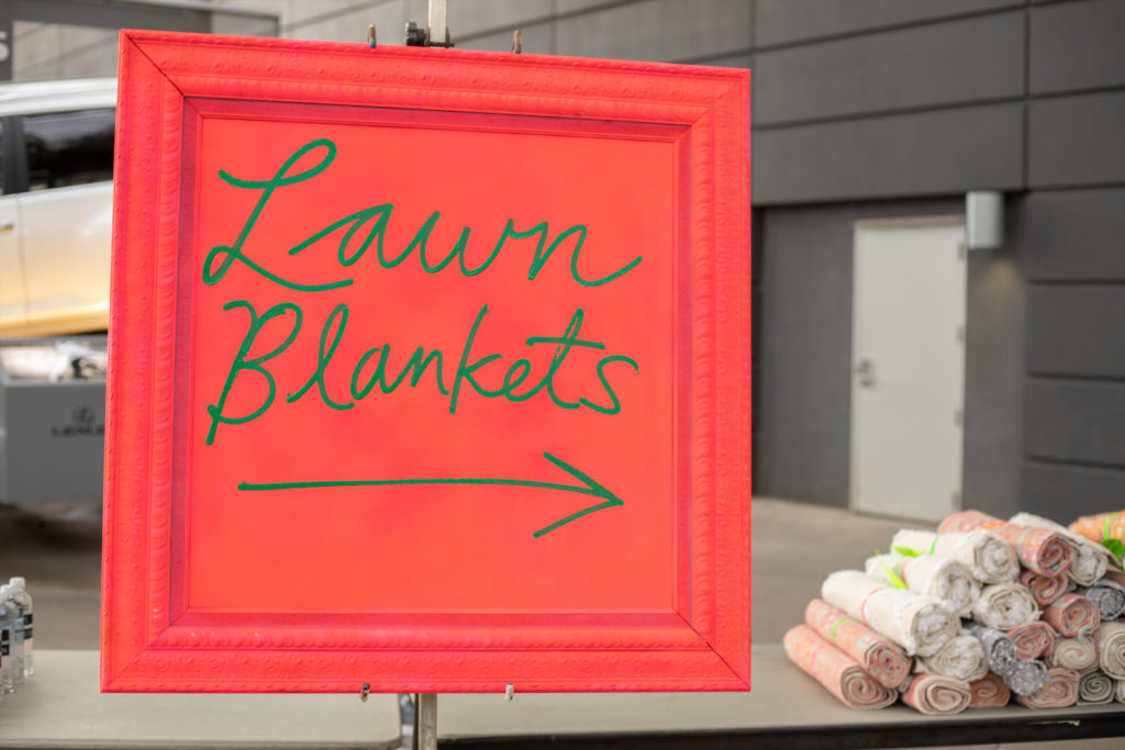 Signage was provided by Donald Robertson.