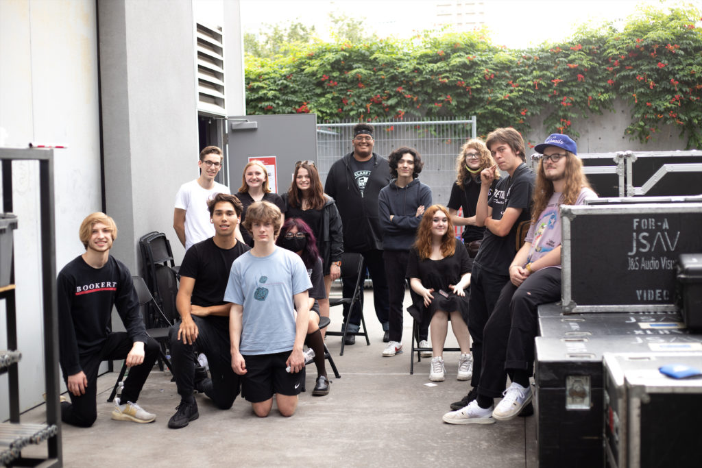 Booker T. music students.