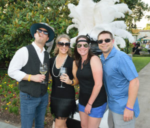 David and Sarah Fitzgerald, Jason and Rebecca Hussey (Photo by Dallas Arboretum/Steve Foxall)