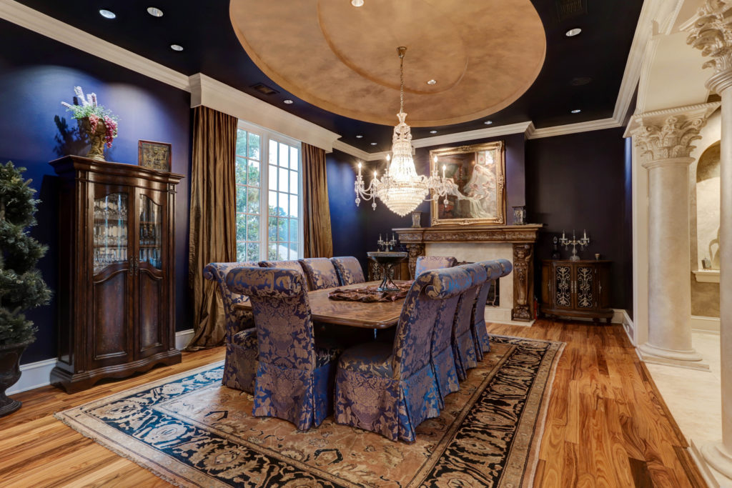The formal dining room (Photo by TK Images)