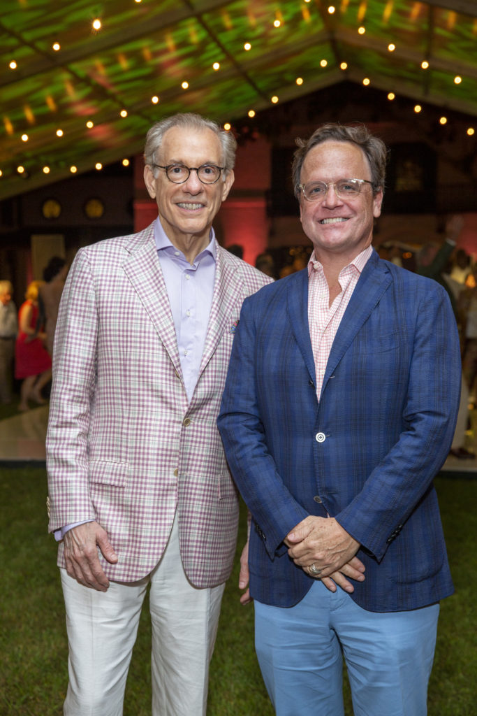 Gary Tinterow & Christopher Gardner at the Bayou Bend Garden Party (Photo by Jenny Antill Clifton)