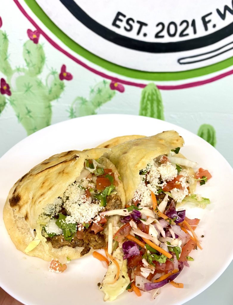 The amazing handmade stuffed gordita.