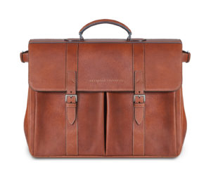 HP – Brunello Cucinelli – Grained Calfskin Briefcase, $3,995.