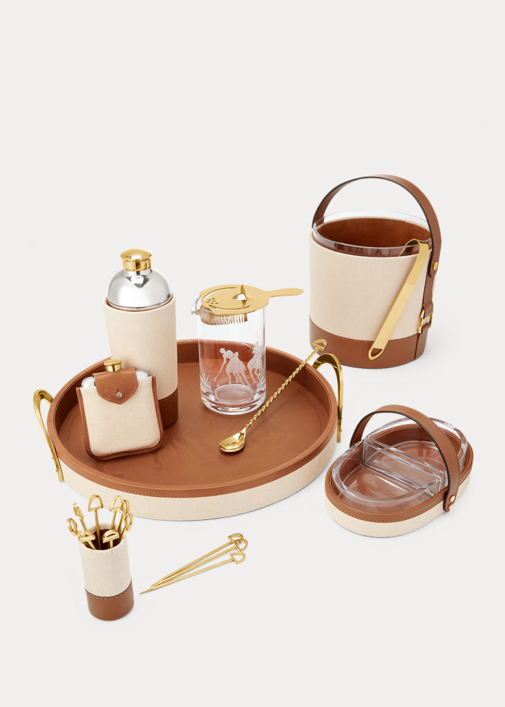 HP – Ralph Lauren ― Garrett Barware Collection, $60 to $350.