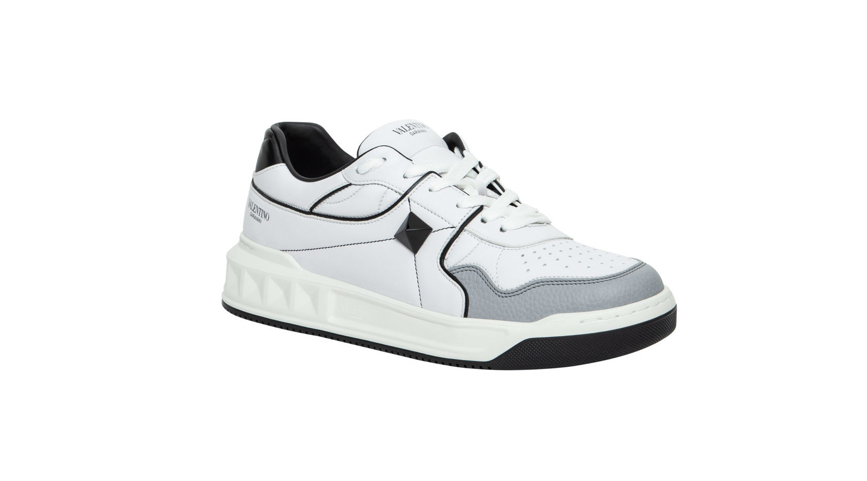 HP – Valentino ― One Stud Low-Top Calfskin Sneaker, $790.