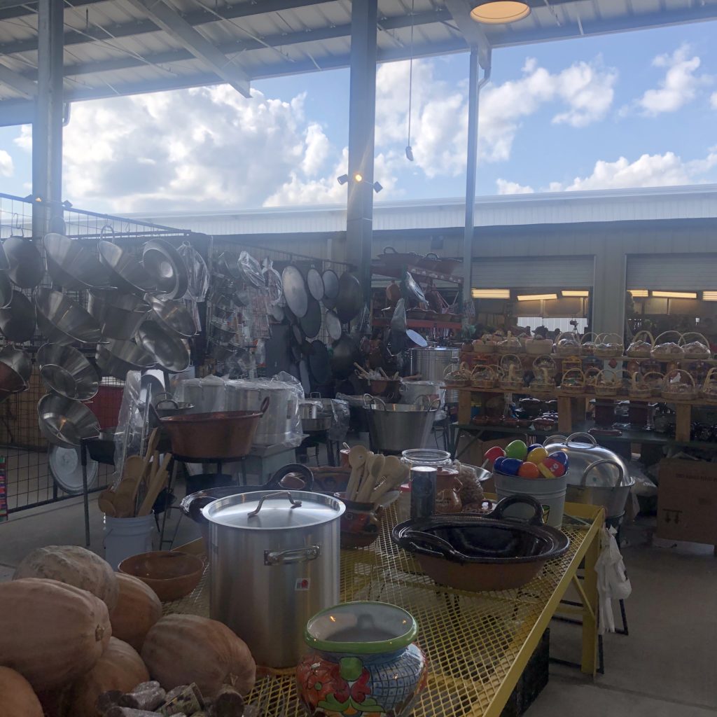 Houston Farmers Market is much more than produce. You'll find pots, pans, pottery and treasures galore. (Photo by Chris Baldwin)