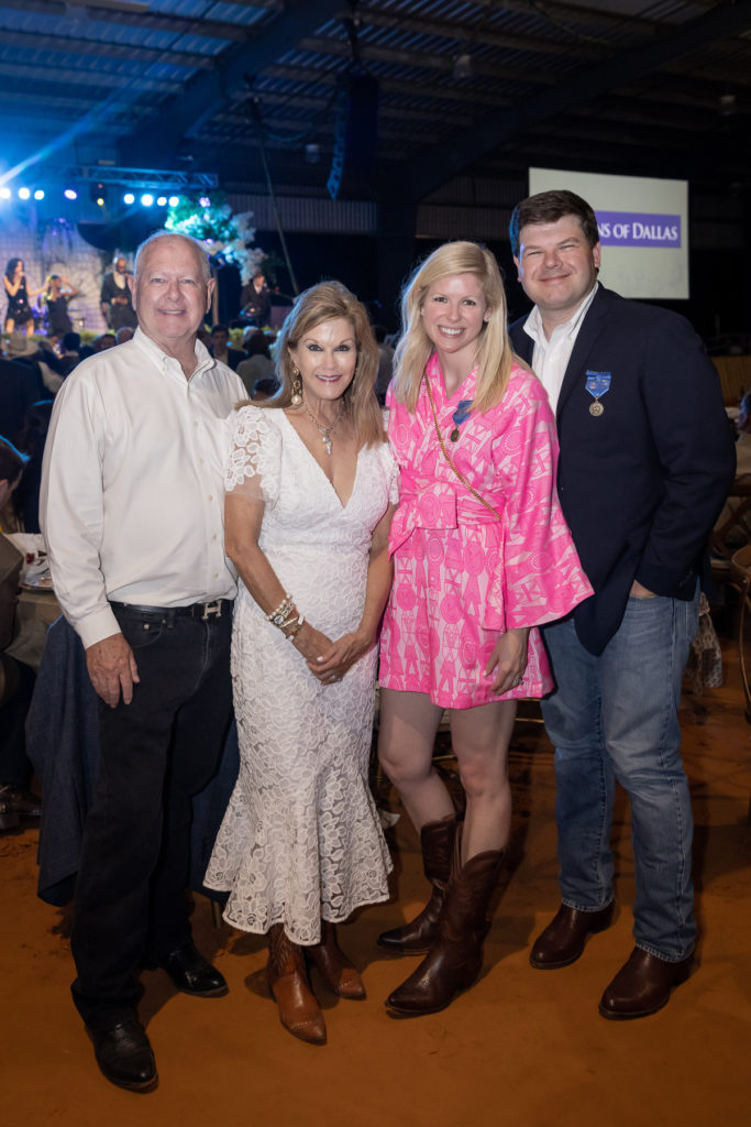 Kendall and Lisa Laughlin, Caitlyn and Thomas Laughlin (Photo by Thomas Garza)