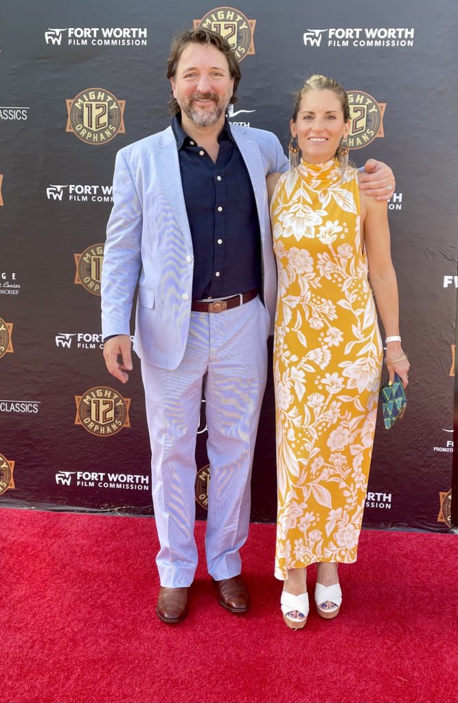 Director and Co-Writer Ty Roberts and his wife on the red carpet. Photo by Courtney Dabney.