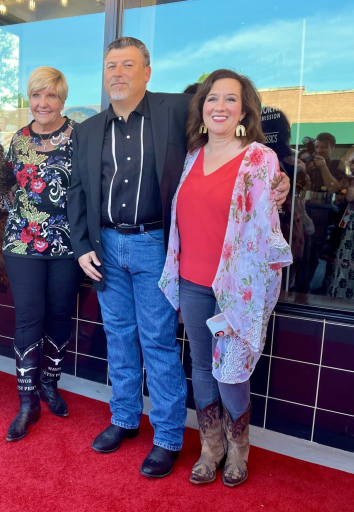Mayor Betsy Price with Assistant City Manager Jay Chapa and his wife Evalis. Photo by Courtney Dabney.