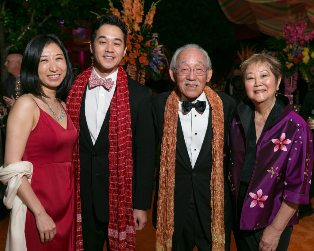 Jaewon Kang & Robert Gondo, Glen & Kathy Gondo at Asia Society Texas’ 2021 Tiger Ball: Incredible India. (Photo by PEJ)
