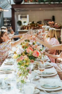 Posh – Wine Tasting2 -Arte Italica charger and crossback chairs. Design by MO&CO Custom Events with Hannah Vista Photography.