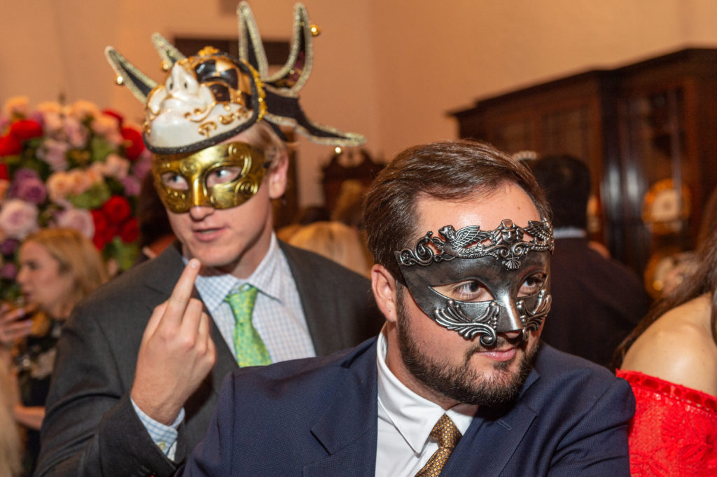 Peter Herff, Ben Sarvadi at the Young Friends of Save Venice party at Rice University's Cohen House. (Photo by Fulton Davenport/ PWL Studio)