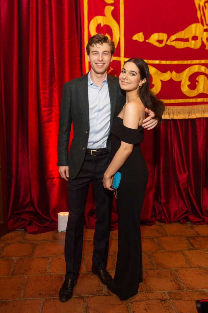 Tim McDugald, Monica Titus at the Young Friends of Save Venice party at Rice University's Cohen House. (Photo by Fulton Davenport/ PWL Studio)