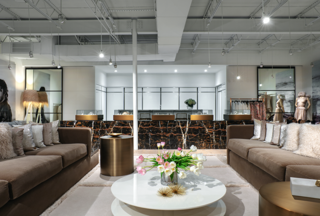 The interior of Katia invites customers to relax  in style.