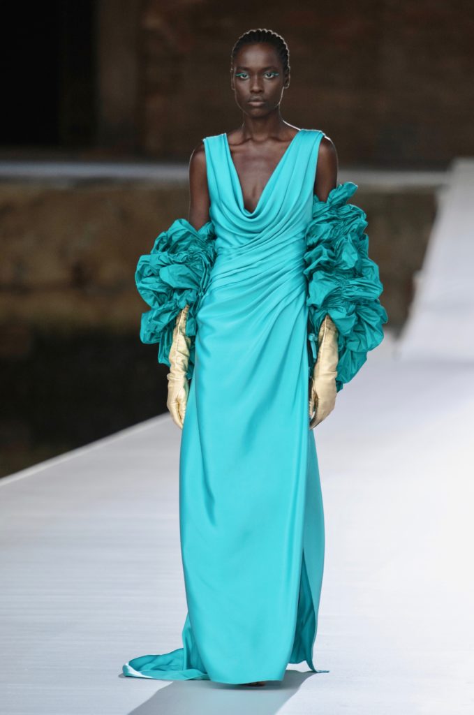 Valentino Haute Couture Fall 2021 presented during the Venice Biennale (Photo courtesy of Valentino)