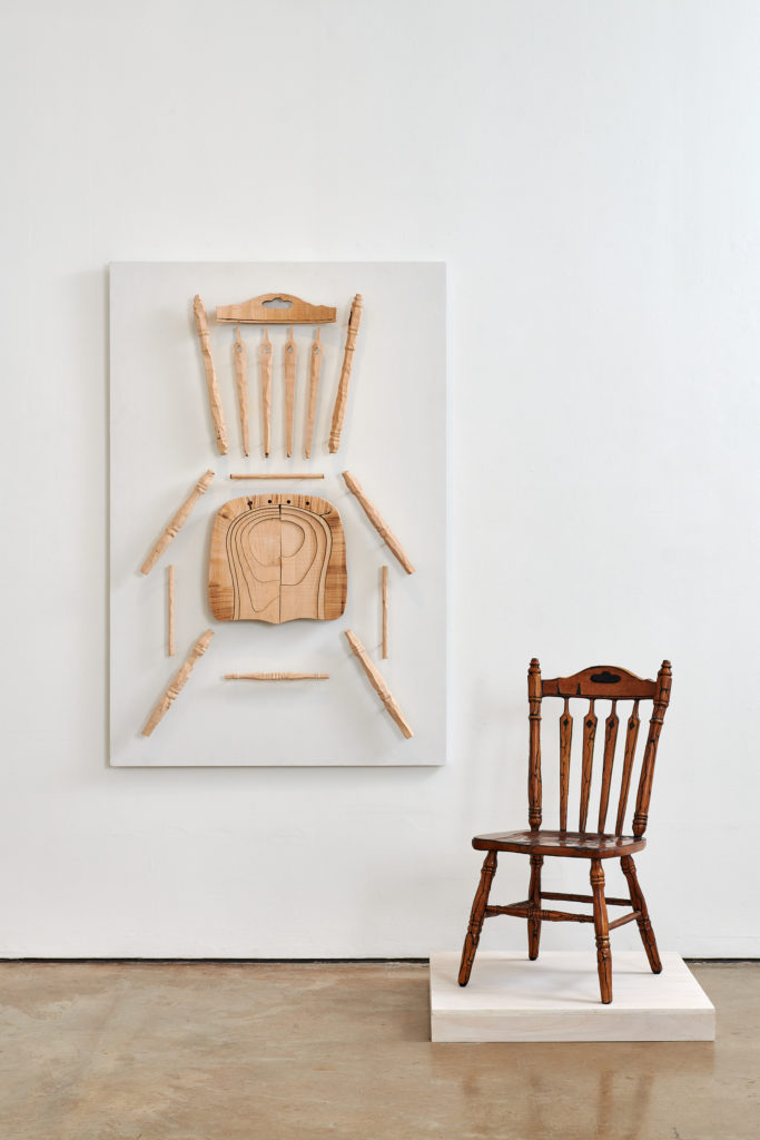 Joyce Lin's "Skinned Chair," 2019