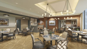 The Watermark at Houston Heights Memory Care Dining Room; Rendering Courtesy of Watermark.jpg