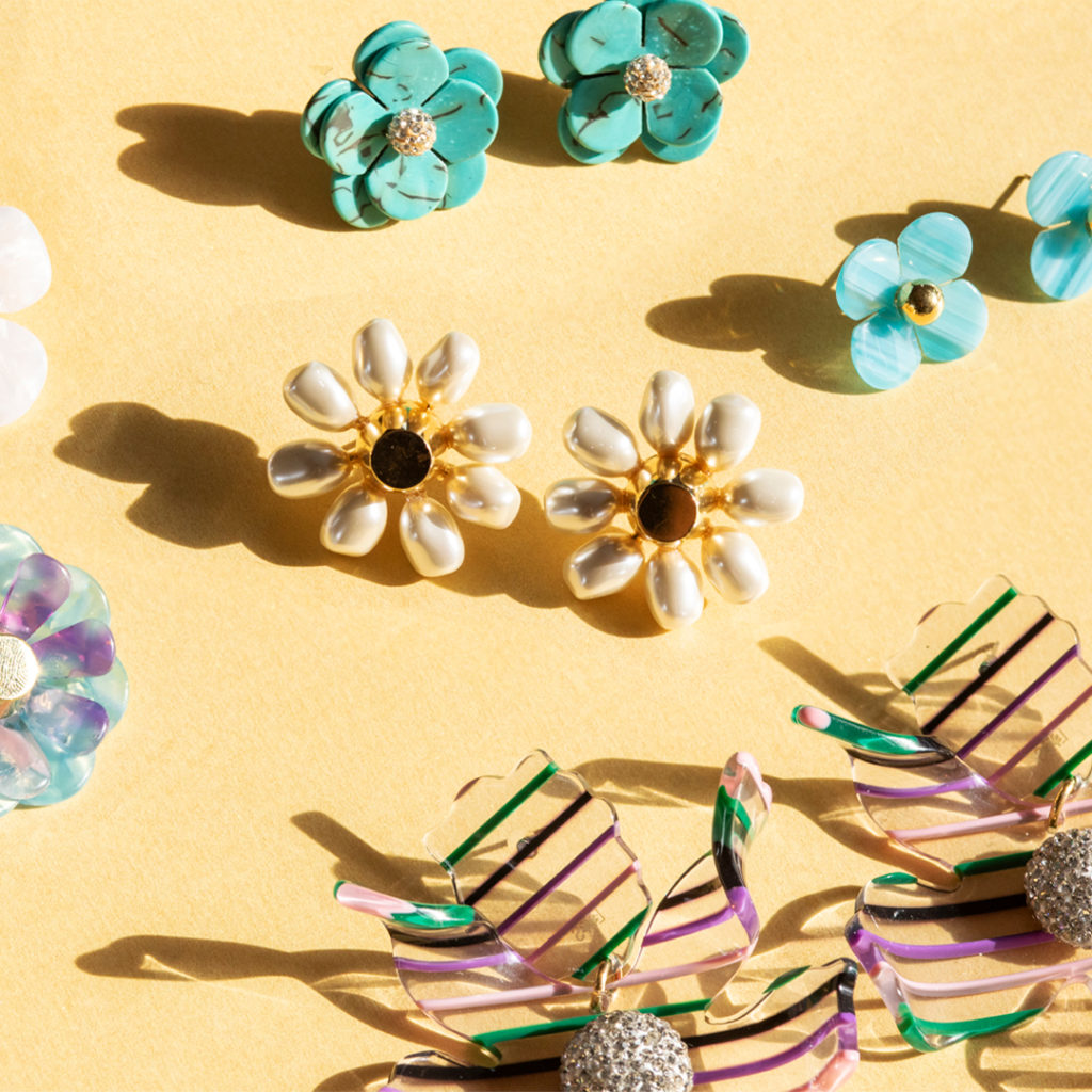 The store offers full access to Sadoughi’s entire collection of sunglasses, studs, charm bracelets, and those must-have headbands. (Photo by Lele Sadoughi)