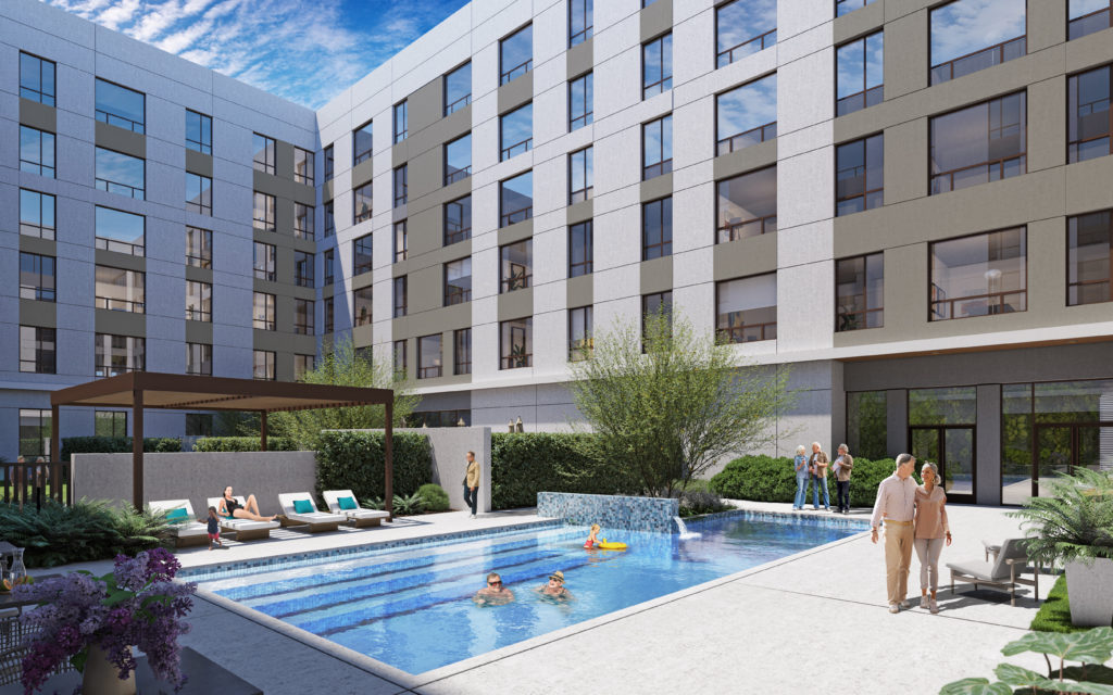 Watermark at Houston Heights will have something of a resort feel.