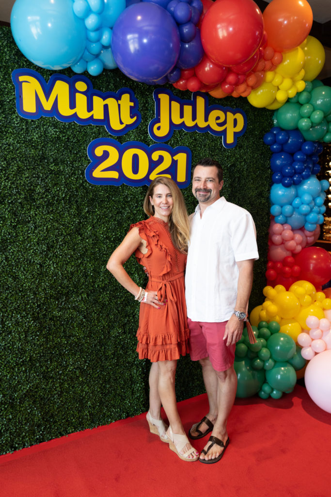 Amanda & Dr. Chad LeMaire at the Mint Julep fundraiser for Legacy Community Health (Photo by Daniel Ortiz)