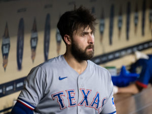 Houston Astros versus the Texas Rangers at Minute Maid Park