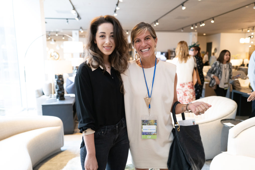 Athena Sazesh, Casey Brand at Design in Bloom (Photo by Daniel Ortiz)
