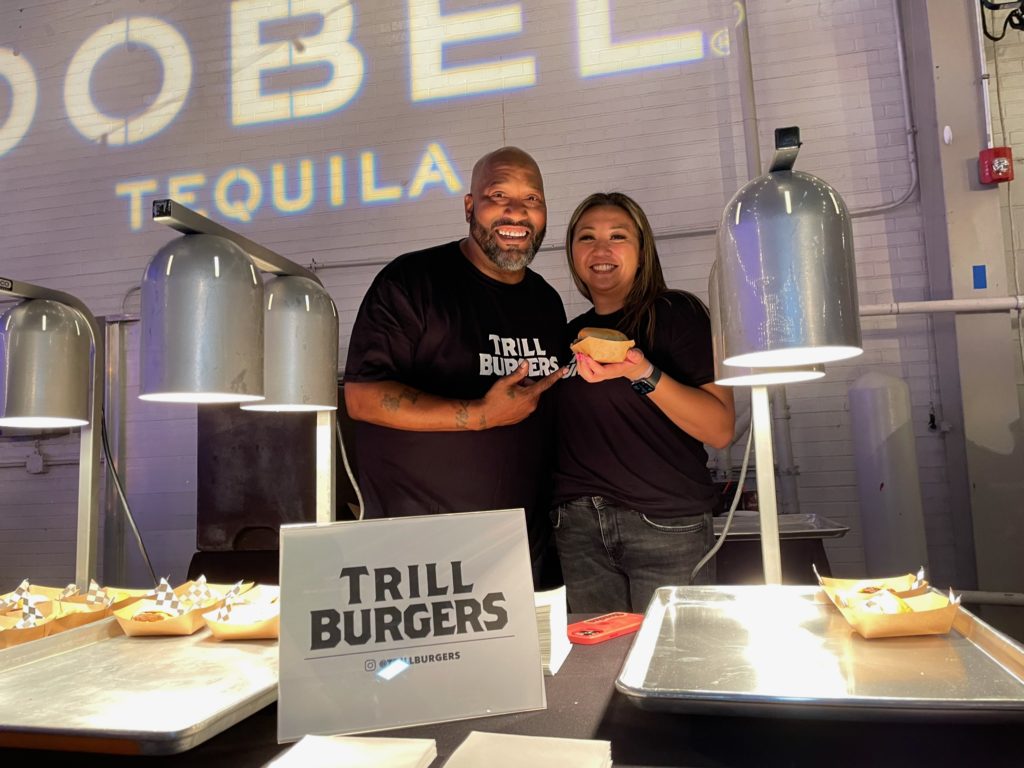 Bun B and Patsy Vivares of Trill Burgers