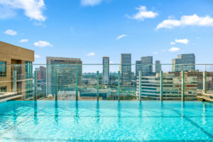 Crimson Rooftop Infinity Pool