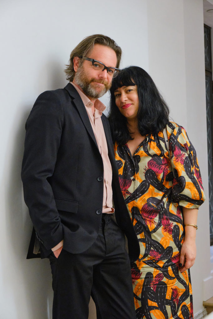 Filippo Burbano, Carolina Lavin at Zanotto House in New York (Photo by Malad Goyes @maladgoyes)