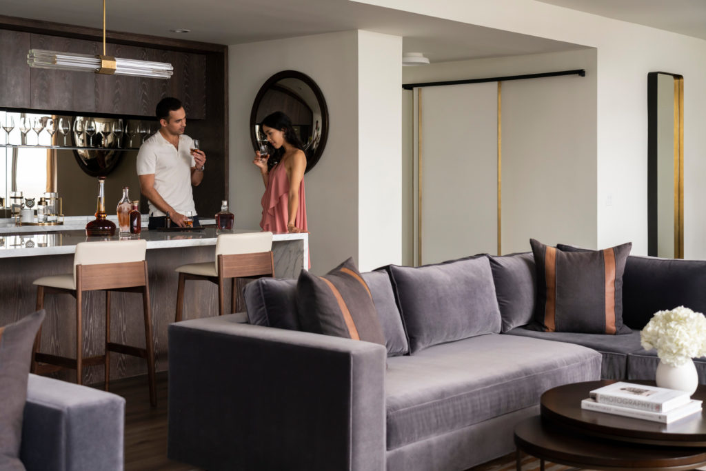 Four Season's guests can experience in-room tastings with the hotel's Bourbon Steward.