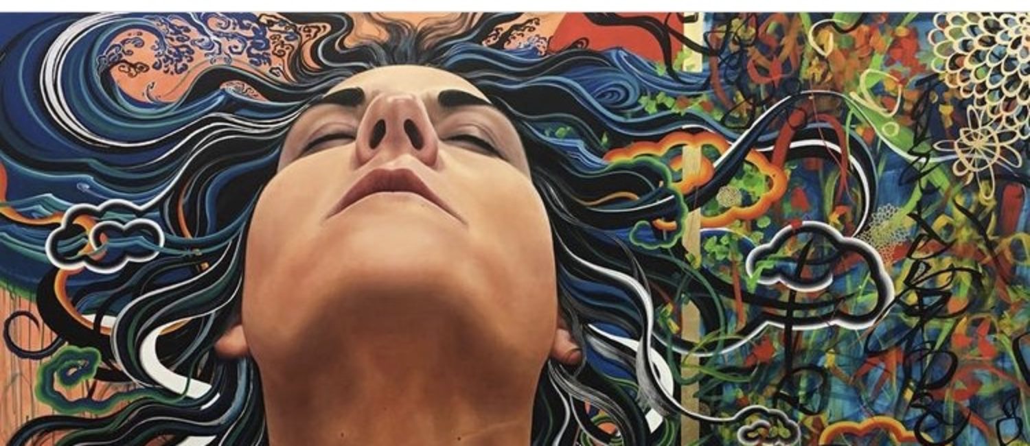 Hermanovski’s oil painting entitled, “I Should Have Been More Specific.” (Photo credit: Marlowe Monfort Hermanovski)